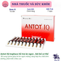 Siro bồi bổ trí não ANTOT IQ TRAPHACO giúp cải thiện tình trạng còi xương, biếng ăn