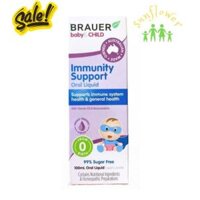 Siro BRAUER Immunity Support 100ml tăng sức đề kháng cho trẻ sơ sinh và trẻ nhỏ của Úc