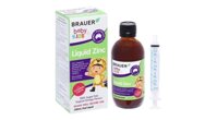 Siro Brauer Liquid Zinc bổ sung kẽm, vitamin C, D3 cho bé từ 1 tuổi chai 200ml