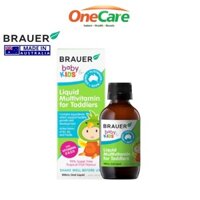 Siro Brauer Vitamin Tổng Hợp cho trẻ từ 1-3 tuổi 100ml Kids Liquid Multivitamin