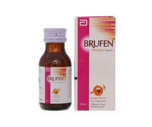 Siro Brufen giúp hạ sốt cho trẻ em hương cam ( 60ml)