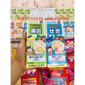 Siro Bufferin màu xanh lá trị sổ mũi 120ml cho trẻ từ 3 tháng