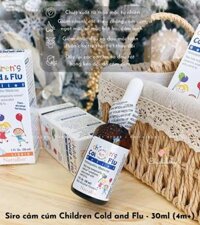 Siro Cảm Cúm Childen Cold and Flu – 30ml (4M+) Mỹ