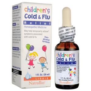 Siro cảm cúm Children Cold & Flu Relief Natrabio 30ml
