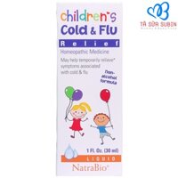 Siro Cảm Cúm Children's Cold And Flu Mỹ 30ml Cho Bé Từ 4 Tháng