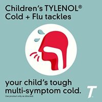 Siro Cảm Cúm Tylenol Children’s Tylenol Cold + Flu Mỹ 120ml Vị Nho( 6-11 Tuổi)