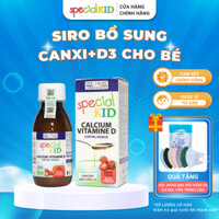 Siro Canxi Cho Bé Special Kid Calcium Vitamin D Giúp Bé Phát Triển Chiều Cao Vượt Trội 125ml