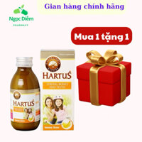 Siro Canxi Hartus 150ml - Bổ sung vitamin D3,vitamin K Canxi cho bé tăng chiều cao, chắc khỏe xương