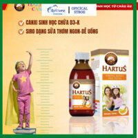 Siro Canxi Hartus 150ml - Bổ sung vitamin D3, vitamin K, Canxi cho bé tăng chiều cao, chắc khỏe xương