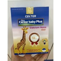 Siro Center baby Plus - Calcium Nano - Bổ sung Canxi cho bé còi xương chậm lớn