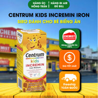 Siro Centrum Cho Bé Biếng Ăn Tăng Miễn Dịch Bổ Sung Vitamin - Centrum Kids Incremin Iron 200ML