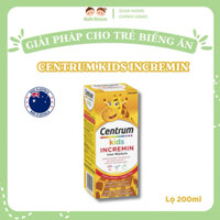 Siro Centrum Kids Incermin vitamin dành cho bé biếng ăn
