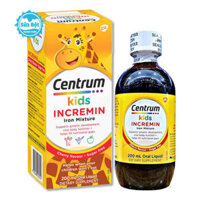 Siro Centrum Kids Incremin Iron Bổ Sung Vitamin Cho Bé của Úc 200ml (từ 6 tháng)