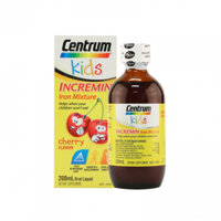 Siro Centrum Kids Incremin Iron Mixture Cherry Flavour cho trẻ biếng ăn (200ml)