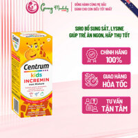 Siro Centrum Kids Incremin Iron Mixture Bổ Sung Sắt, Lysine Giúp Trẻ Ăn Ngon, Hấp Thu Tốt Lọ 200ml