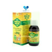 Siro CHANH ĐÀO Mật Ong HD (màu xanh) – Chai 100ml – Châu Ngân Pharma