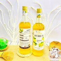Siro chanh vàng 750ml nguyên liệu pha chế đồ uống ( Syrup Lemon )