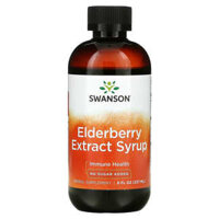 Siro chiết xuất quả cơm cháy Swanson Elderberry Extract 237 ml (8 fl oz) của Swanson