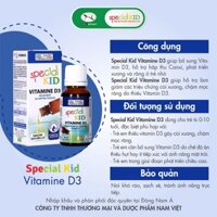 Siro cho bé giúp xương, răng chắc khỏe Special Kid Vitamin D3 Pháp