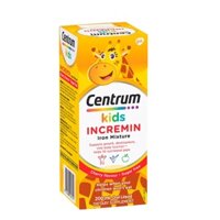 Siro cho trẻ biếng ăn Centrum Kids Incremin Iron Mixture Cherry Flavour lọ 200ml