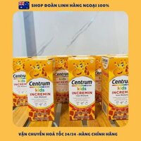 Siro Cho Trẻ Biếng Ăn Centrum Kids Incremin Iron Mixture (200ml), Hàng chuẩn Úc,Centrum Kids cho trẻ biếng ăn lọ 200ml