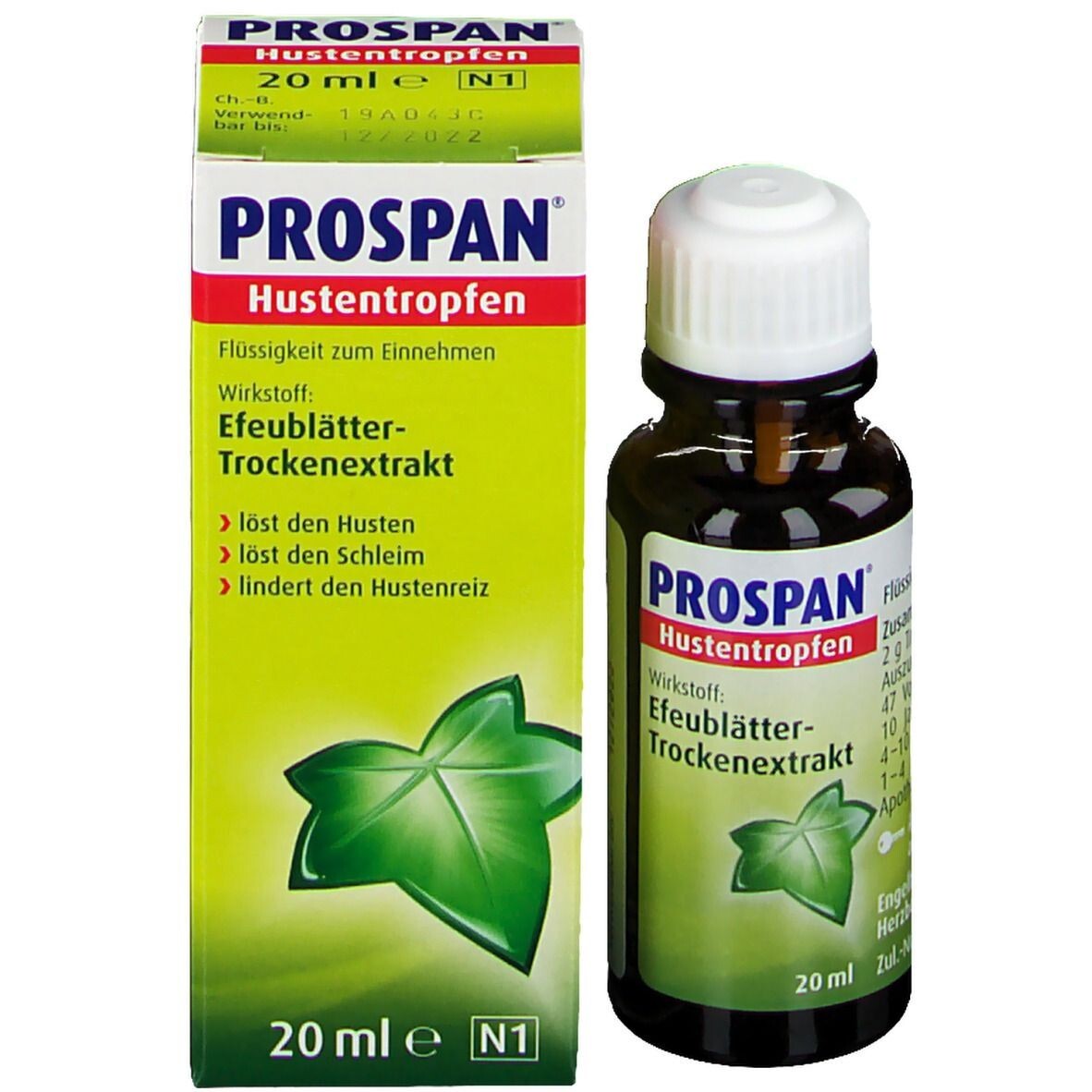 Siro chữa ho Prospan dành cho trẻ sơ sinh 20ml