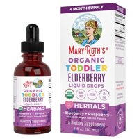 Siro Cơm Cháy Tăng Đề Kháng Hữu Cơ MaryRuth's Organic Toddler Elderberry Liquid Drops 30ml