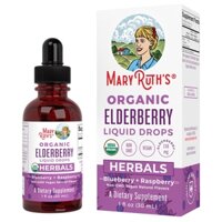 Siro Cơm Cháy Tăng Đề Kháng Mary Ruth's, MaryRuth's Organic Elderberry Liquid Drops