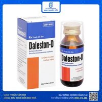 Siro Daleston-D trị viêm mũi dị ứng, mề đay, viêm đường hô hấp trên chai 30ml