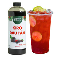 Siro dâu tằm chai 1L vị chua mát thanh nhiệt