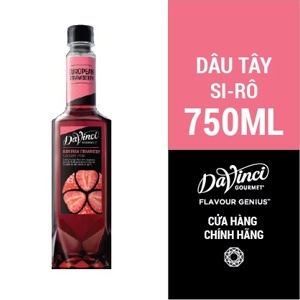 Siro Davinci European Strawberry (Dâu) 750ml