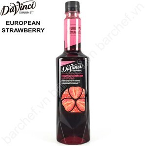 Siro Davinci European Strawberry (Dâu) 750ml