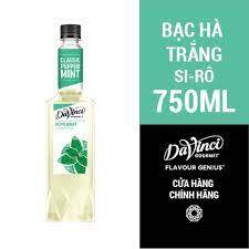 Siro Davinci Menta Cubano (Bạc Hà Trắng) 750ml