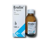 Siro điều trị làm giảm triệu chứng viêm mũi dị ứng & chứng nổi mề đay mãn tính Erolin (120ml)