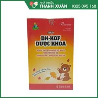 Siro DK-KOF Dược Khoa giúp giảm ho, long đờm