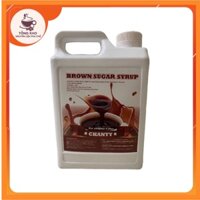 Siro đường đen Chanty 2,8 Lít/ can (Brown Sugar Syrup) sản xuất theo công nghệ Đài Loan