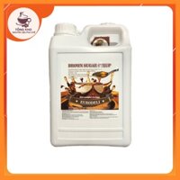 Siro Đường Đen Eurodeli Đài Loan 2,5Kg (Syrup Brown Sugar Syrup) - Nguyên liệu pha chế trà sữa trân châu đường đen