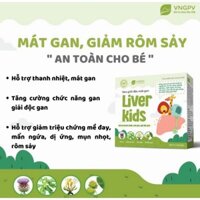 Siro giải độc mát gan Liver Kids (Hộp 4 vỉ * 5 ống 10ml)