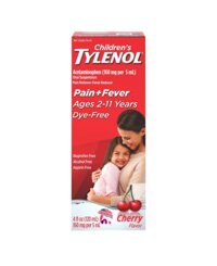 Siro giảm đau hạ sốt cho trẻ 2-12 tuổi Children’s Tylenol Pain Fever (Vị Cherry)
