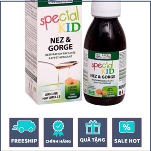Siro Giảm Ho Cho Trẻ Special Kid Nez & Gorge Eric Favre 125Ml