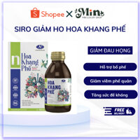 Siro Giảm Ho Giảm Đờm Hoa Khang Phế Napharco Dạng Chai - Siro Ho Bổ Phế Giảm Đờm - Siro Giảm Ho Giảm Đau Họng Napharco