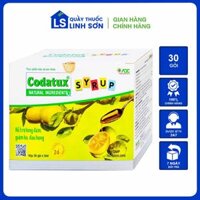 Siro giảm ho, khò khè Codatux Syrup 5ml hộp 30 gói