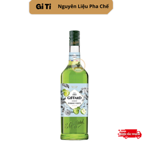 Siro Giffard Green Apple (Táo xanh) 1L