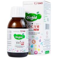 Siro Ginkid HoCam New hỗ trợ bổ phế, giảm ho (80ml)