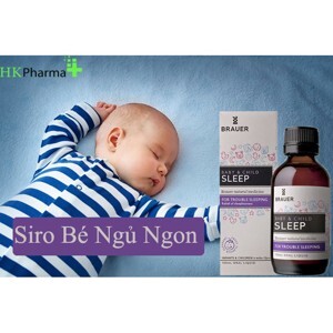 Siro giúp bé ngủ ngon sâu giấc Brauer Baby & Child Sleep 100ml