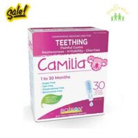Siro giúp giảm khó chịu khi mọc răng Boiron Camilia Teething 1-30 tháng tuổi 30 tuýp×1ml