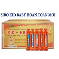 Siro giúp trẻ tăng sức đề kháng kid baby giúp bé cải thiện tình trạng ốm yếu