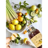 SIRO GỪNG CHANH SẢ QUẤT THIÊN TRI CHAI THỦY TINH 500 ML