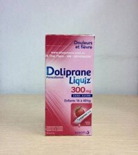 SIRO HẠ SỐT DOLIPRANE LIQUIZ 300MG GỐC PARACETAMOL