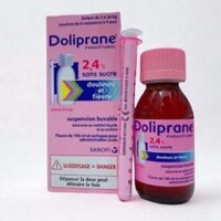 Siro hạ sốt Doliprane Pháp vị dâu – 100ml